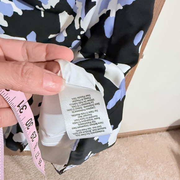 DKNYC Blue Black White Printed Midi Dress - Picture 4 of 9